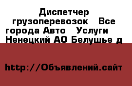 Диспетчер грузоперевозок - Все города Авто » Услуги   . Ненецкий АО,Белушье д.